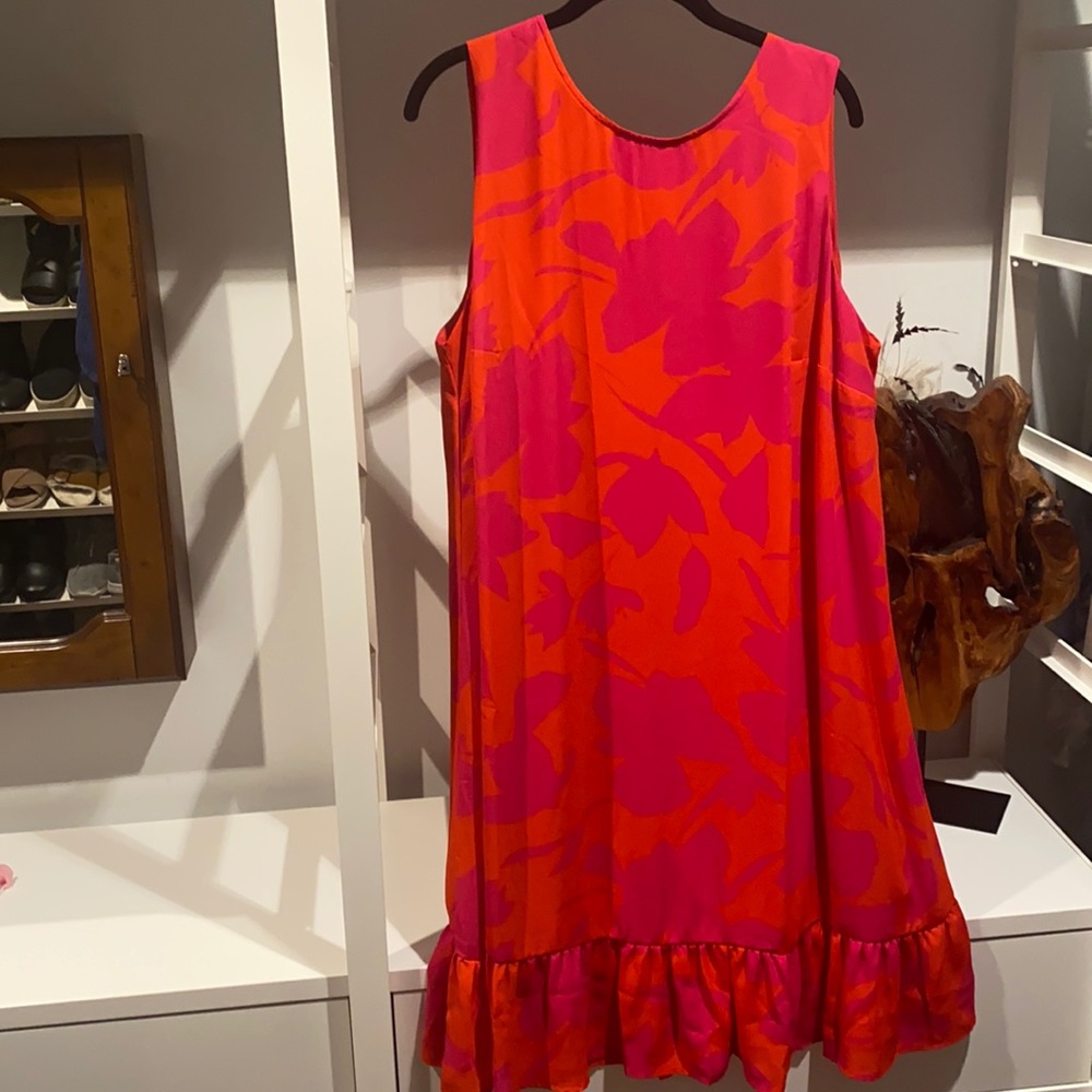 Sheath dress, fully lined 1X